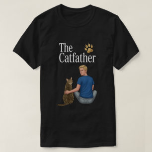 Die Katzenvater-Tabby-Katzenbesitzer-Kunst T-Shirt