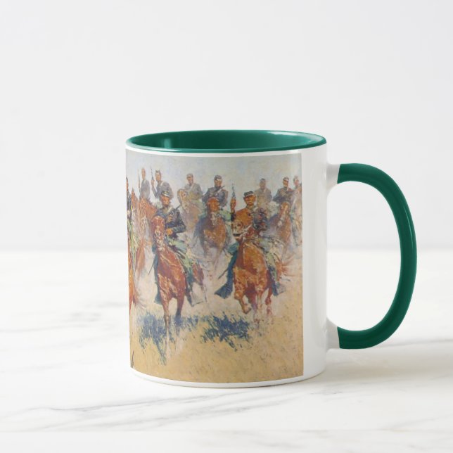 Die Kavallerie-Gebühr Tasse (Rechts)