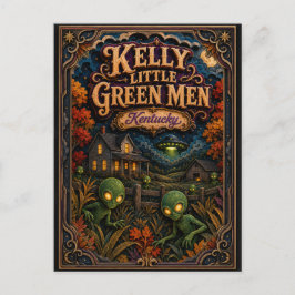 Die Kelly Little Green Men Kentucky Popcut Legends Postkarte