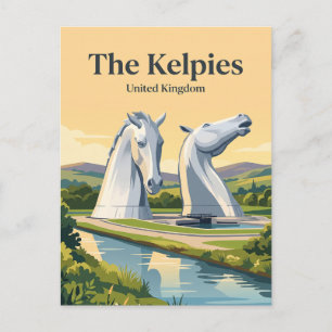 Die Kelpies, Falkirk, Schottland, Vereinigtes Köni Postkarte
