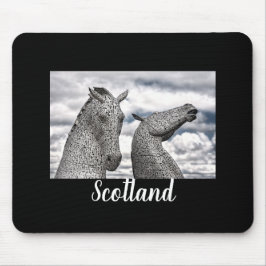 Die Kelpies in Falkirk Landschaftlich Schottland Mousepad