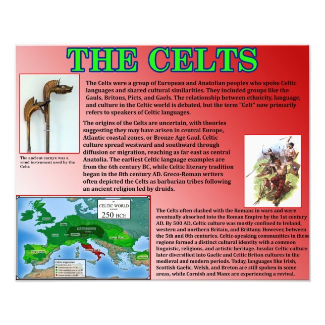 Die Kelten Fotodruck (Vorne)