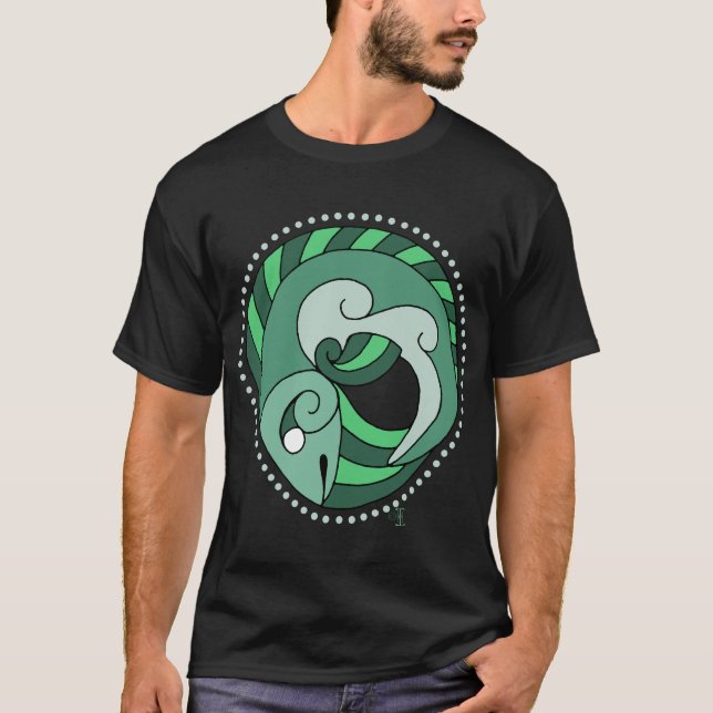 Die keltischen Lachse T-Shirt (Vorderseite)