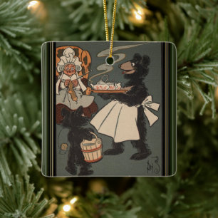 Die Keramik der drei Bären Keramikornament