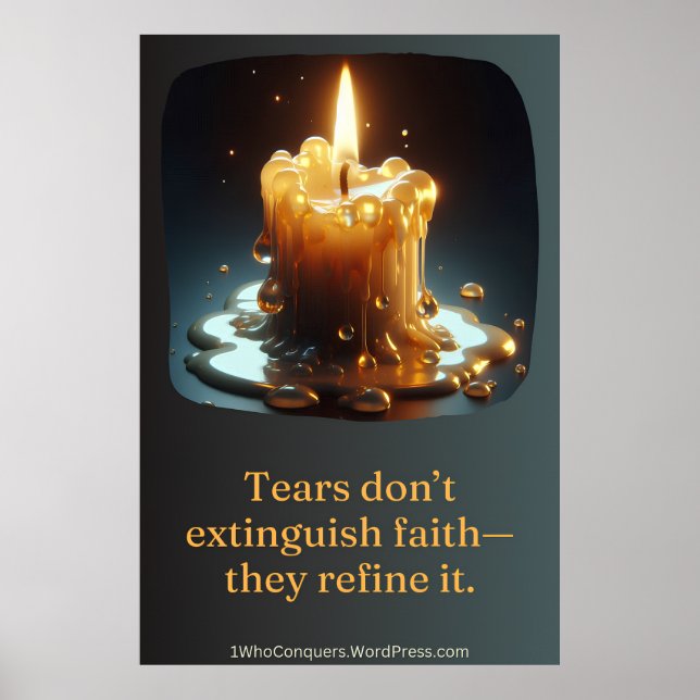 Die Kerze, die weinte Poster (Vorne)