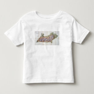 Die Kette von Mont Blanc, von einer tatsächlichen Kleinkind T-shirt