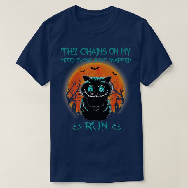 Die Ketten auf meinem Stimmungsschwung, gerade ges T-Shirt (Design vorne)
