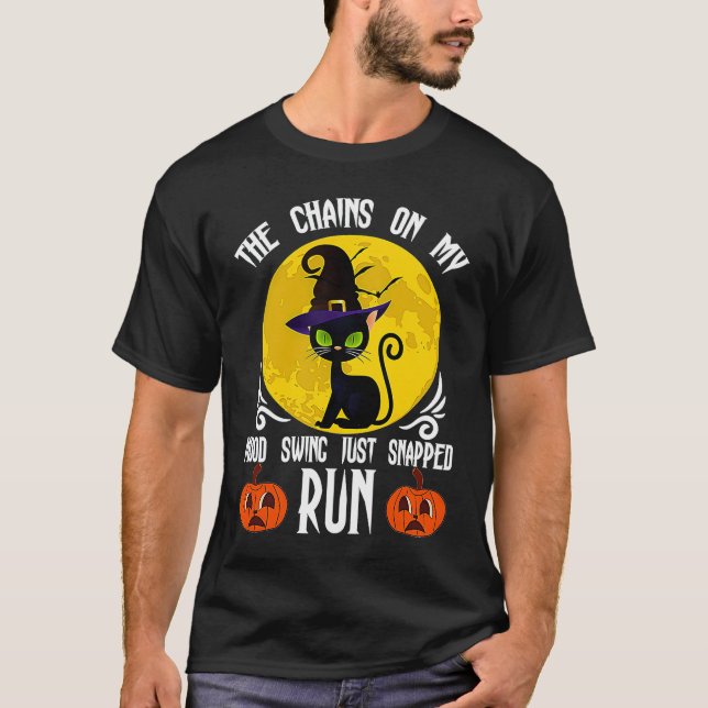 Die Ketten auf meinem Stimmungsschwung, gerade ges T-Shirt (Vorderseite)
