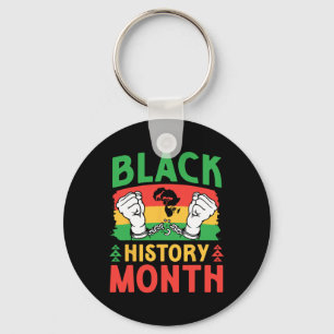Die Ketten brechen Black History Month Freiheit An Schlüsselanhänger