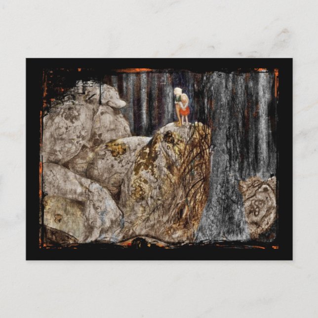 Die Kinder mit Steintülle Postkarte (Vorderseite)