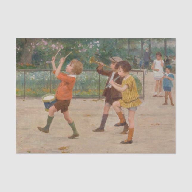 Die Kinderband von Victor Gabriel Gilbert Seidenpapier (Vorderseite)