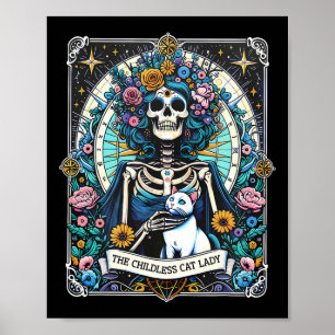 Die kinderlose Cat Lady Tarot Card Kamala Harris 2 Poster