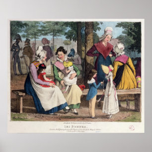 Die Kindermädchen, 1820 Poster
