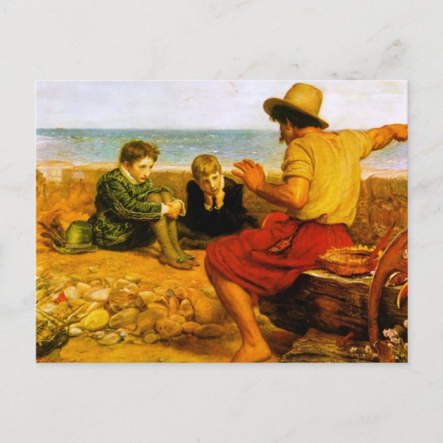 Die Kindheit Raleighs Postkarte (Vorderseite)