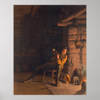 Die Kindheit von Lincoln Ein Abend in der Holzhütt Poster