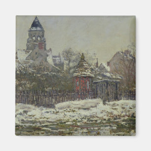 Die Kirche bei Vetheuil, 1879 Magnet