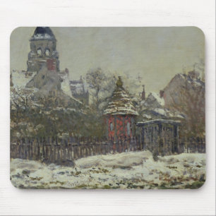 Die Kirche bei Vetheuil, 1879 Mousepad