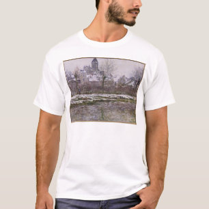 Die Kirche bei Vetheuil unter Schnee, 1878-79 T-Shirt