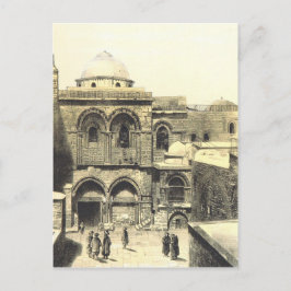 Die Kirche des Heiligen Sepulchers in Jerusalem Postkarte