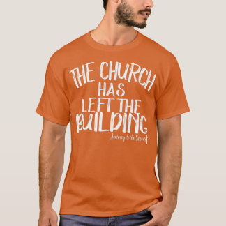 Die Kirche hat die Reise zum Gebäude Links T-Shirt