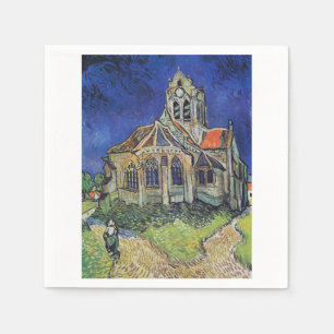 Die Kirche in Auvers 1890 von Vincent van Gogh Serviette