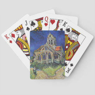 Die Kirche in Auvers 1890 von Vincent van Gogh Spielkarten