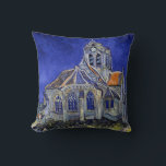 Die Kirche in Auvers, Van Gogh Kissen<br><div class="desc">Vincent Willem van Gogh (30. März 1853 - 29. Juli 1890) war ein niederländischer postimpressionistischer Maler, der zu den berühmtesten und einflussreichsten Persönlichkeiten in der Geschichte der Western-Kunst zählt. In etwas mehr als einem Jahrzehnt schuf er etwa 2100 Kunstwerke, darunter etwa 860 Ölgemälde, die größtenteils aus den Jahre seines Lebens....</div>