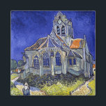 Die Kirche in Auvers, Van Gogh Magnet<br><div class="desc">Vincent Willem van Gogh (30. März 1853 - 29. Juli 1890) war ein niederländischer postimpressionistischer Maler, der zu den berühmtesten und einflussreichsten Persönlichkeiten in der Geschichte der Western-Kunst zählt. In etwas mehr als einem Jahrzehnt schuf er etwa 2100 Kunstwerke, darunter etwa 860 Ölgemälde, die größtenteils aus den Jahre seines Lebens....</div>