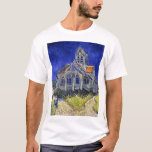 Die Kirche in Auvers, Van Gogh T-Shirt<br><div class="desc">Vincent Willem van Gogh (30. März 1853 - 29. Juli 1890) war ein niederländischer postimpressionistischer Maler, der zu den berühmtesten und einflussreichsten Persönlichkeiten in der Geschichte der Western-Kunst zählt. In etwas mehr als einem Jahrzehnt schuf er etwa 2100 Kunstwerke, darunter etwa 860 Ölgemälde, die größtenteils aus den Jahre seines Lebens....</div>