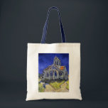 Die Kirche in Auvers, Van Gogh Tragetasche<br><div class="desc">Vincent Willem van Gogh (30. März 1853 - 29. Juli 1890) war ein niederländischer postimpressionistischer Maler, der zu den berühmtesten und einflussreichsten Persönlichkeiten in der Geschichte der Western-Kunst zählt. In etwas mehr als einem Jahrzehnt schuf er etwa 2100 Kunstwerke, darunter etwa 860 Ölgemälde, die größtenteils aus den Jahre seines Lebens....</div>