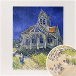 Die Kirche in Auvers von Vincent Van Gogh<br><div class="desc">Die Kirche von Auvers ist ein Ölgemälde, das im Juni 1890 von Vincent van Gogh erschaffen wurde und heute im Musée d'Orsay in Paris, Frankreich, hängt. Die Kirche von Auvers erinnert an Szenen aus den nördlichen Landschaften seiner Kindheit und Jugend. Die Kirche ist ausdrucksvoll und prachtvoll und scheint violett gegen...</div>