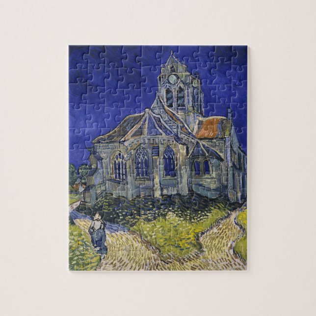 Die Kirche in Auvers von Vincent van Gogh (Vertikal)