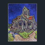 Die Kirche in Auvers von Vincent van Gogh 1890 Postkarte<br><div class="desc">Soweit ich weiß,  sind diese Bilder öffentlich zugänglich und sollen in den USA uneingeschränkt genutzt werden können. Bitte kontaktieren Sie mich,  wenn Sie feststellen,  dass eines dieser Bilder nicht in Public Domain sind.</div>