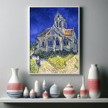 Die Kirche in Auvers von Vincent Van Gogh Poster<br><div class="desc">Die Kirche von Auvers ist ein Ölgemälde, das im Juni 1890 von Vincent van Gogh erschaffen wurde und heute im Musée d'Orsay in Paris, Frankreich, hängt. Die Kirche von Auvers erinnert an Szenen aus den nördlichen Landschaften seiner Kindheit und Jugend. Die Kirche ist ausdrucksvoll und prachtvoll und scheint violett gegen...</div>