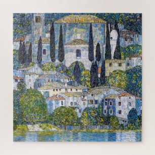 Die Kirche in Cassone Gustav Klimt Poster