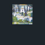 Die Kirche in Cassone | Gustav Klimt | Poster Leinwanddruck<br><div class="desc">Die Kirche in Cassone ist ein Gemälde von Gustav Klimt aus dem Jahr 1913.</div>