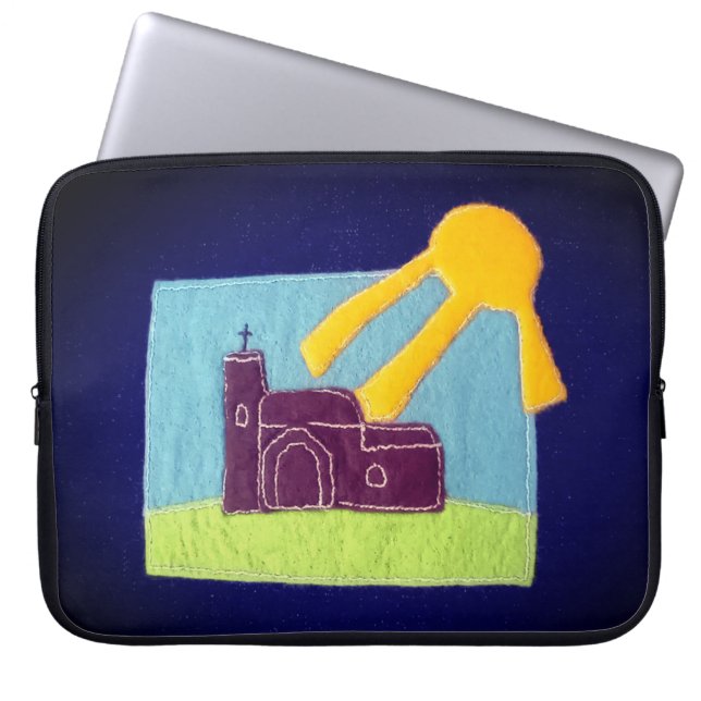 Die Kirche Laptopschutzhülle (Vorderseite)