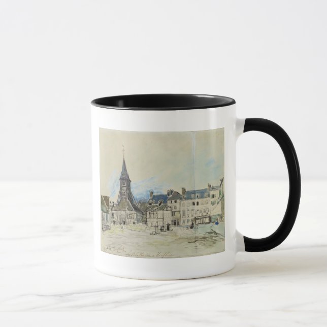 Die Kirche von Sainte-Catherine, Honfleur, 1864 Tasse (Rechts)