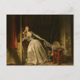 Die Kiss von Jean Honore Fragonard Postkarte