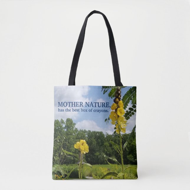 Die Kiste von Crayons der Mutter Natur Tasche (Vorderseite)