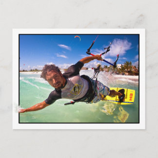 Die Kitesurfer Postkarte