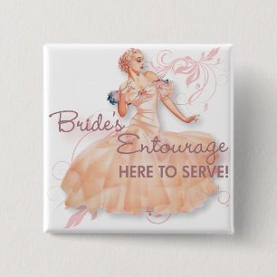 Die Kitsch Bande: Brautgefolge! Button