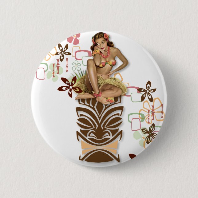 Die Kitsch BItsch : Hula Hips! Button (Vorderseite)