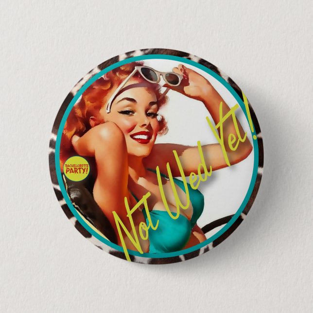 Die Kitsch Bitsch : Noch nicht verheiratet! Button (Vorderseite)