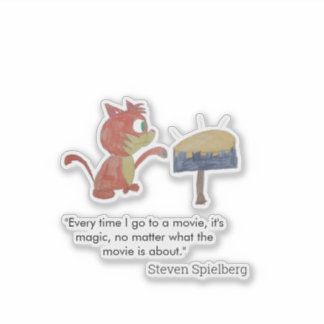 Die Kitty & Zoetrope Aufkleber