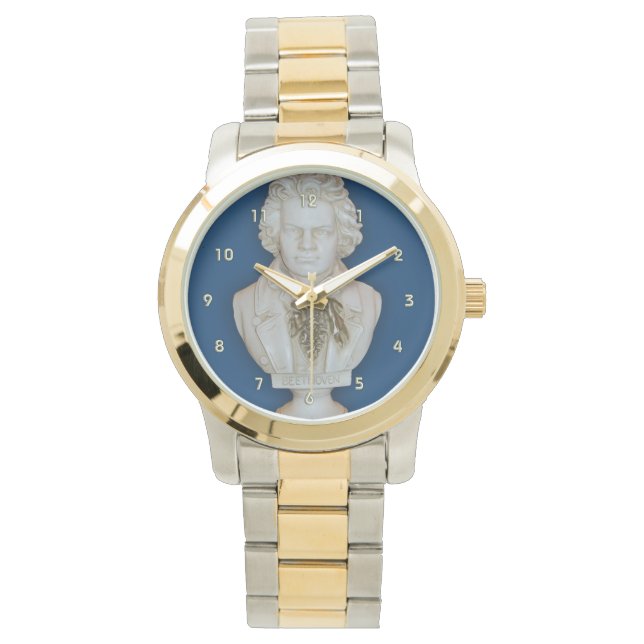 Die "klassische Beethoven-Uhr" von Leslie Harlow Armbanduhr (Vorderseite)