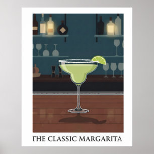 Die klassische Margarita Poster