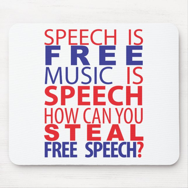 Die klassische Sprache ist kostenlos. Mousepad (Vorne)