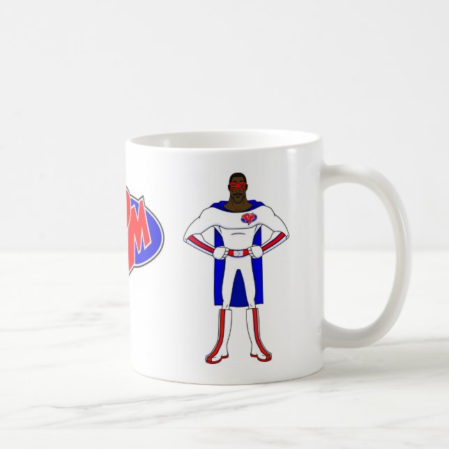 Die klassische weiße Tasse des Vati-Mans (Rechts)