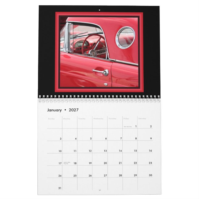 Die klassischen Autos des Vaters Kalender (Jan 2027)